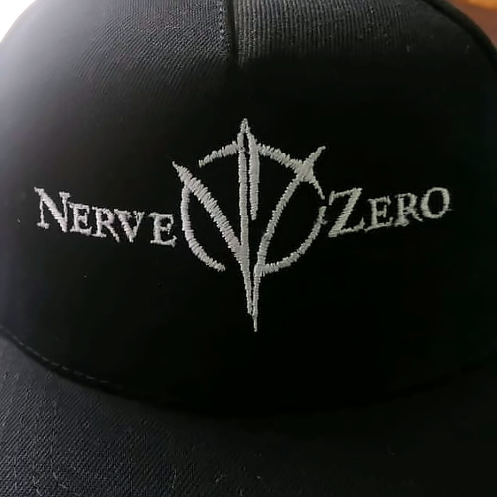 Nerve Zero β embroidered black cap